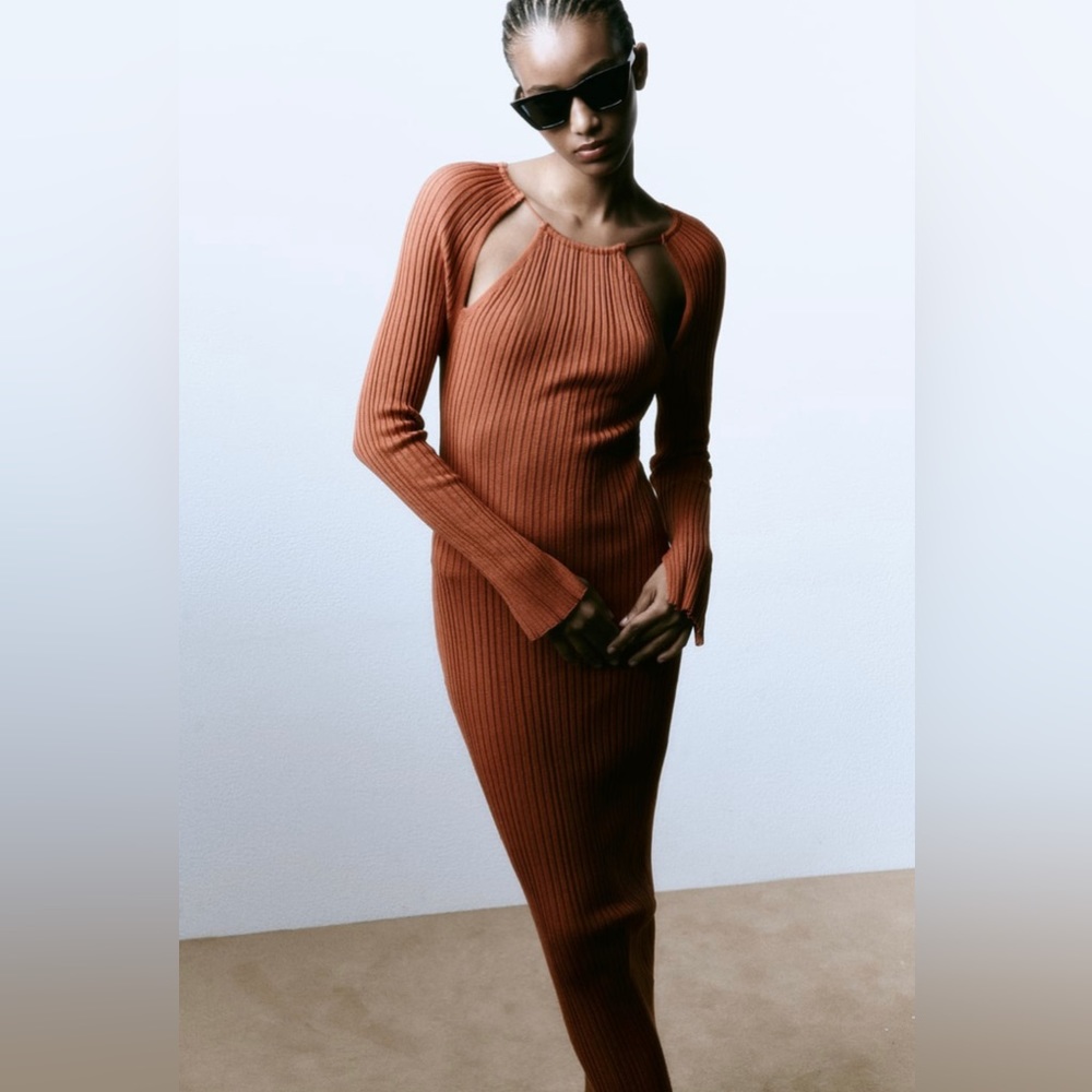 Zara Knit Dress - Picture 6 of 10